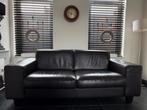 Leren bank 2,5 zits donkerbruin, Huis en Inrichting, Banken | Complete zithoeken, Ophalen, Zo goed als nieuw