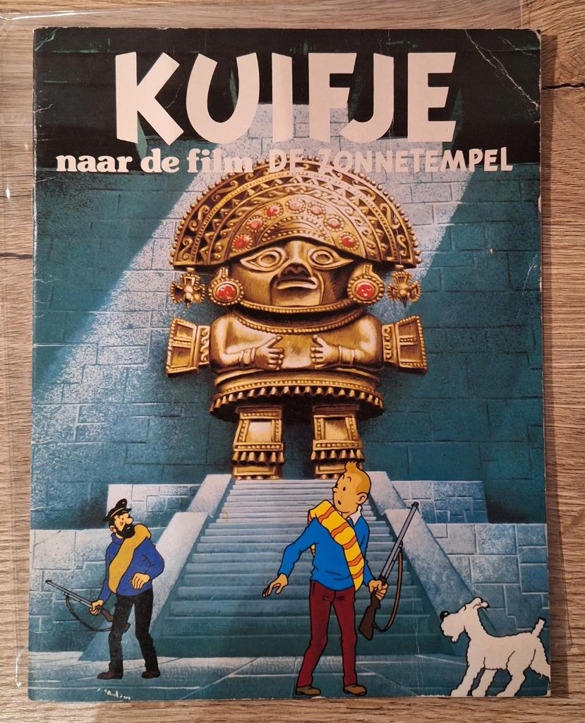 Kuifje en de Zonnetempel filmalbum, Gelezen, Eén stripboek, Ophalen of Verzenden, Herge