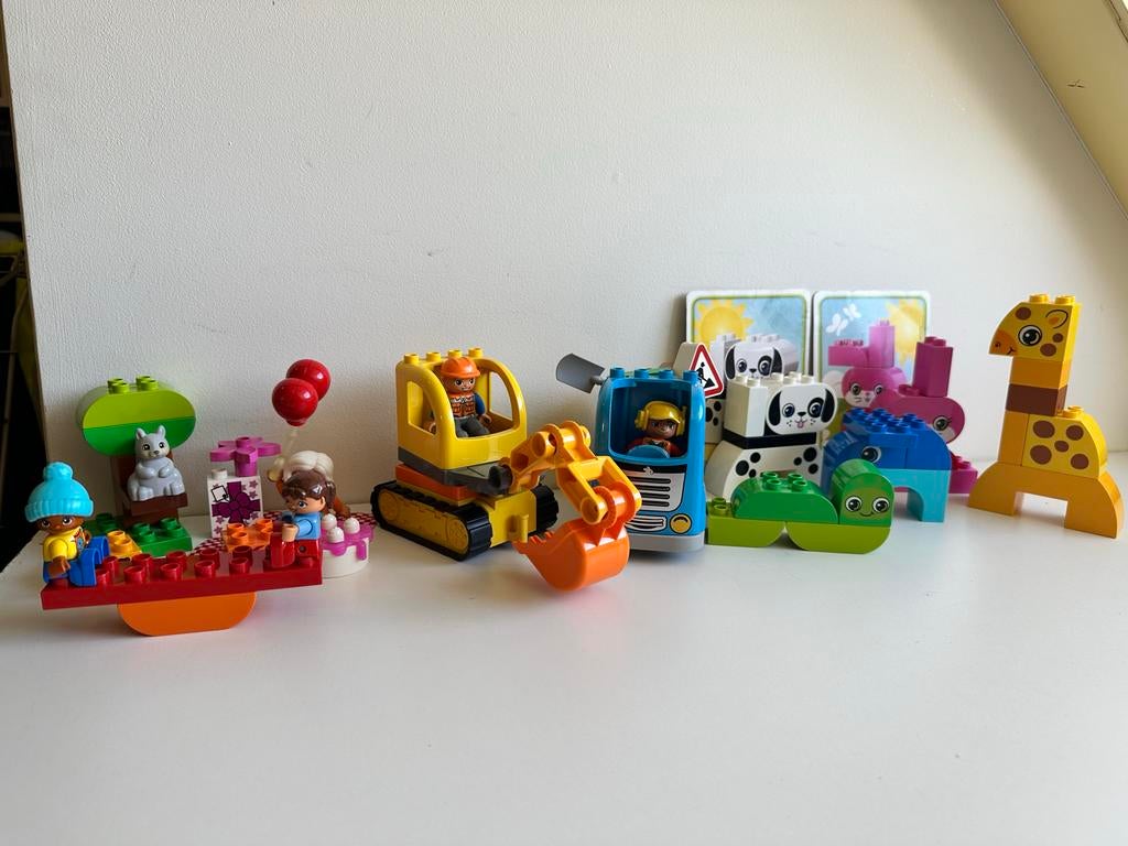 Duplo diverse sets als 1 pakket, Kinderen en Baby's, Speelgoed | Duplo en Lego, Gebruikt, Ophalen of Verzenden, Duplo, Meerdere sets