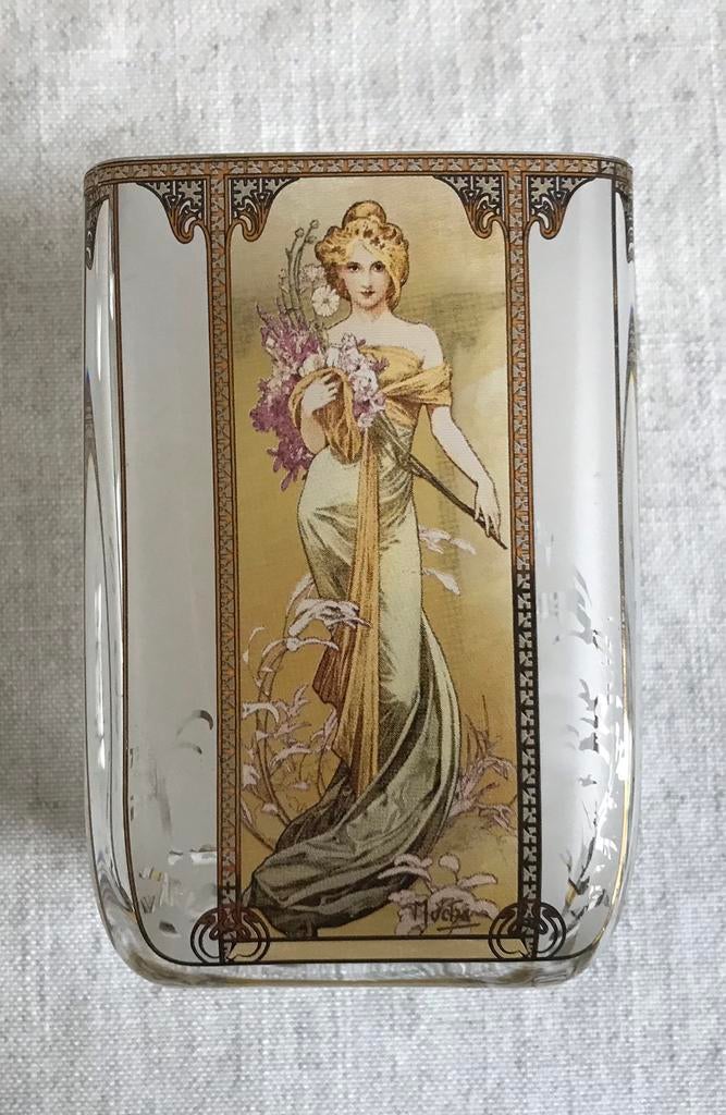 Goebel Alphonse Mucha glas, Ophalen of Verzenden