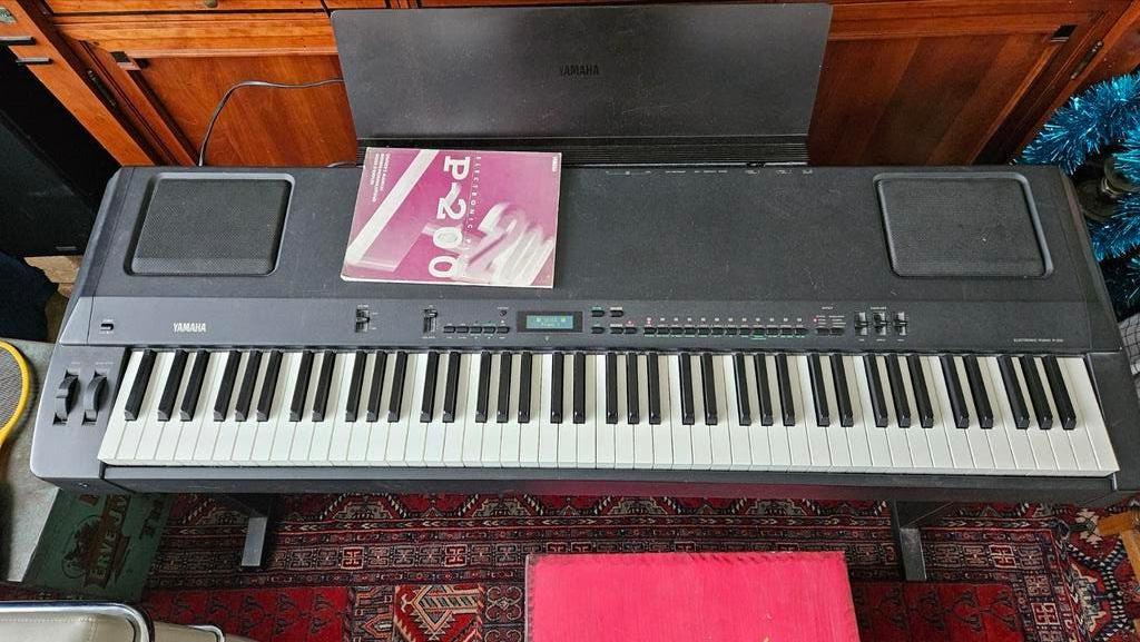 Yamaha P-200 digitale piano., Ophalen, Gebruikt, Zwart, Digitaal
