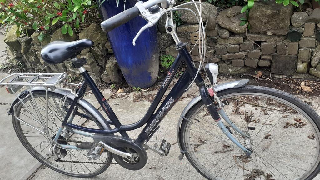 Batavus Damesfiets - Comfortabel en Betrouwbaar, Ophalen, Gebruikt, Velgrem, Versnellingen