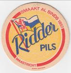 1 RIDDER MAASTRICHT BIERVILTJE, Verzamelen, Ophalen of Verzenden, Gebruikt, Viltje(s), Overige merken