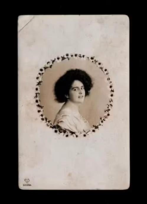 Oude ansichtkaart Fantasie Vrouw Terwispel Oosterhof., Verzamelen, Ophalen of Verzenden, Voor 1920, Gelopen, Overige thema's
