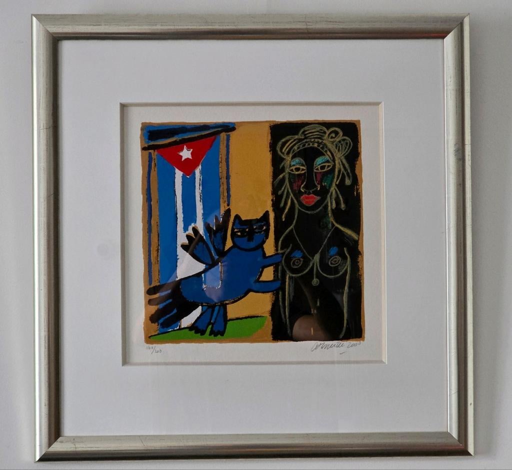 Corneille - Mémoire de Cuba - Gesigneerd - 2000, Ophalen of Verzenden