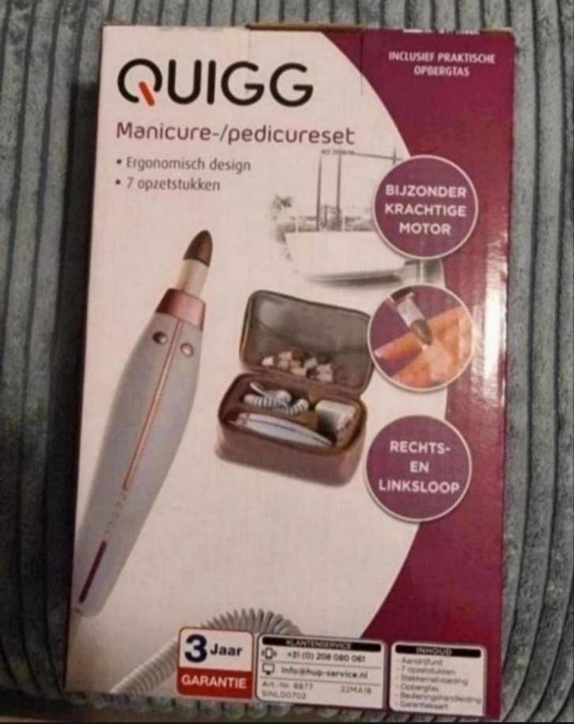QUIGG Manicure/Pedicureset - Nieuw in doos, Ophalen of Verzenden, Nieuw, Overige typen