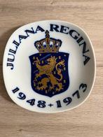 Koningshuis bord Koningin Juliana 1948-1973, Ophalen of Verzenden, Zo goed als nieuw