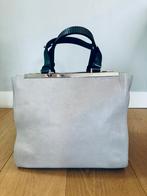 Musette Cristhelen B Leren Tas - Zeer Goede Staat, Ophalen of Verzenden, Zo goed als nieuw, Grijs, Handtas