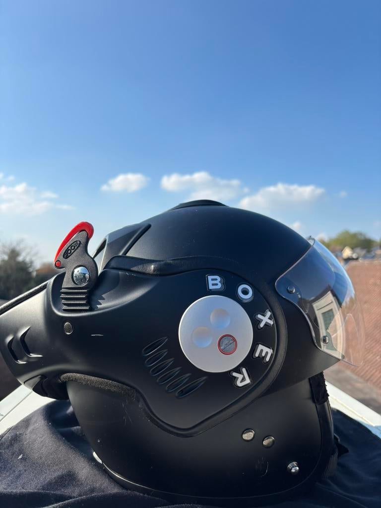Roof Boxer V8S Helm - Maat S, Fietsen en Brommers, Brommerhelmen, Ophalen, Zo goed als nieuw