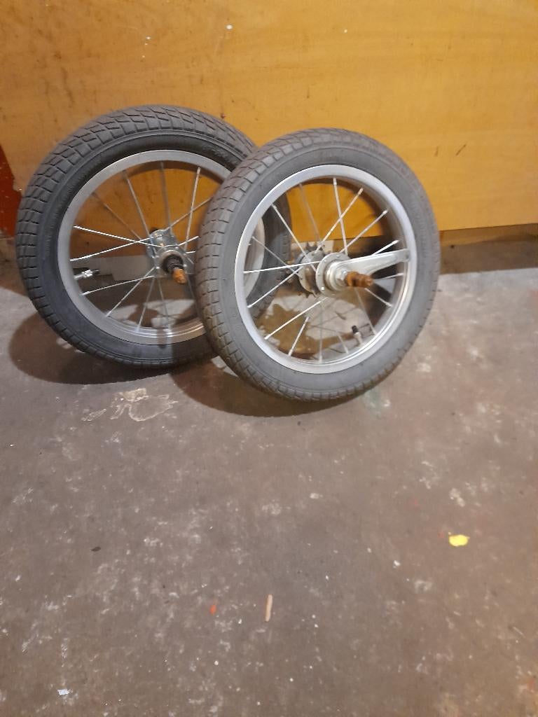 wielen zet 16 inch  voor een vouw fiets, Ophalen of Verzenden, Gebruikt, 18 tot 20 inch