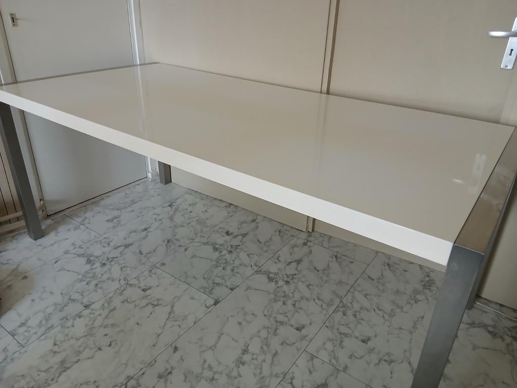 Hoogglans eettafel voor 6 personen, Huis en Inrichting, Tafels | Eettafels, Ophalen of Verzenden