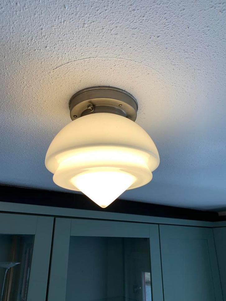 Gispen Art Deco Classics punt plafonnière plafondlamp, Huis en Inrichting, Lampen | Plafondlampen, Zo goed als nieuw, Ophalen of Verzenden