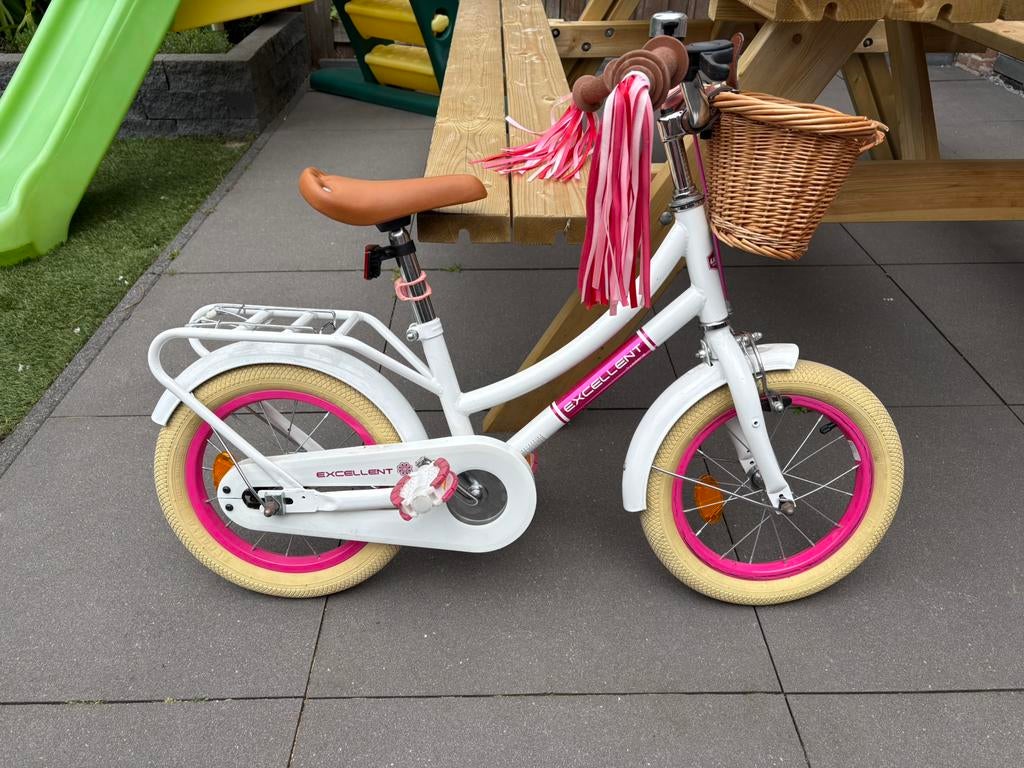 Volare Excellent meisjes fiets, Ophalen, Zo goed als nieuw, Minder dan 16 inch, Zijwieltjes