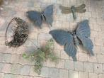Tuin decoratie vlinders van metaal voor de tuin, Tuin en Terras, Tuinwanddecoratie, Ophalen