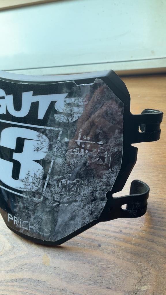 Odi nummerplaat decal zwart grijs wit (alleen decal), Ophalen of Verzenden