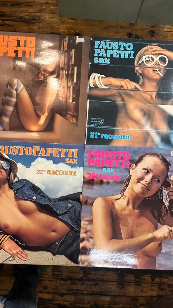 4 x Fausto Papetti LP 19, 20, 21, 22 (Cheesecake), Cd's en Dvd's, Vinyl | Overige Vinyl, Gebruikt, 12 inch, Ophalen of Verzenden