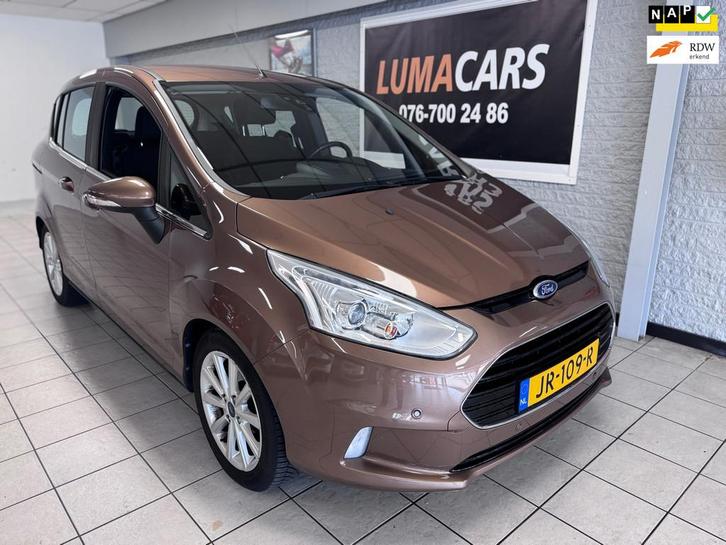 Ford B-Max 1.0 EcoBoost Titanium |Zeer netjes|Cruise control, Auto's, Ford, Bedrijf, Te koop, B-Max, ABS, Airbags, Airconditioning