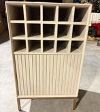 Mangohouten wijnkast wijnrek zandkleur – industrieel – nieuw, Ophalen, Nieuw