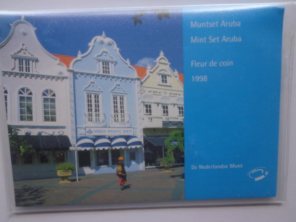 Aruba muntset 1998 fdc, Ophalen of Verzenden, Noord-Amerika, Setje