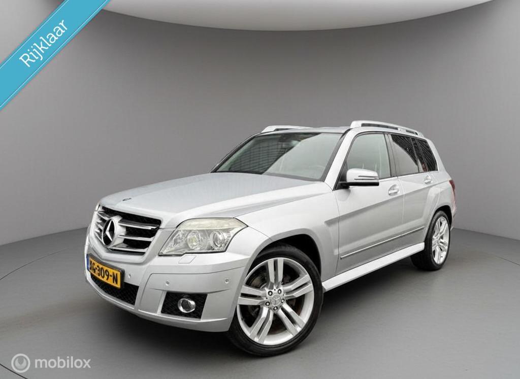 Mercedes GLK-klasse GLK280 4-Matic Aut Cruise Xenon Navi Apk, Auto's, Gebruikt, Zwart, 2000 kg, Leder en Stof