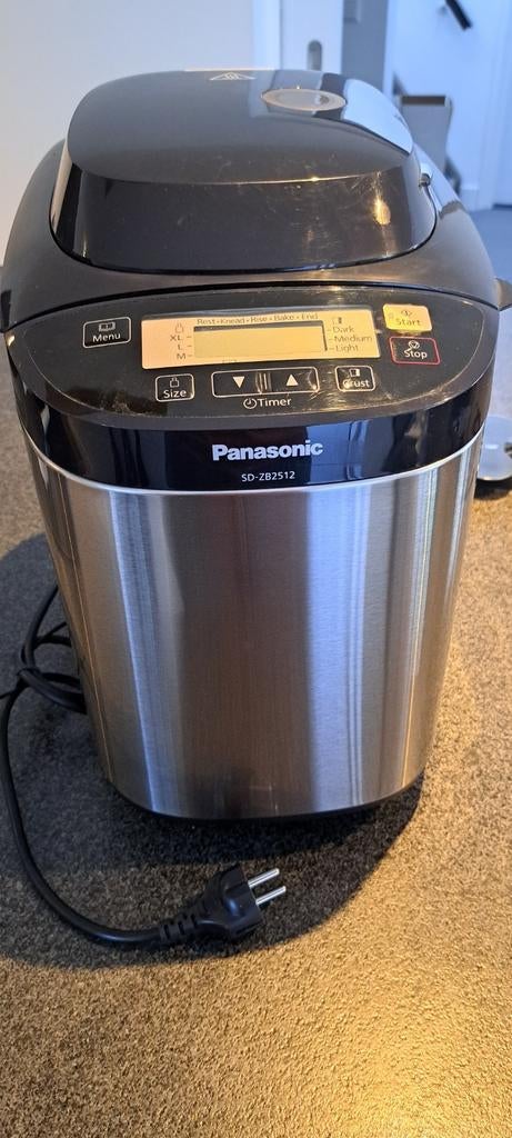 Gebruikte Panasonic broodbakmachine SD-ZB2512, Ophalen of Verzenden, Gebruikt