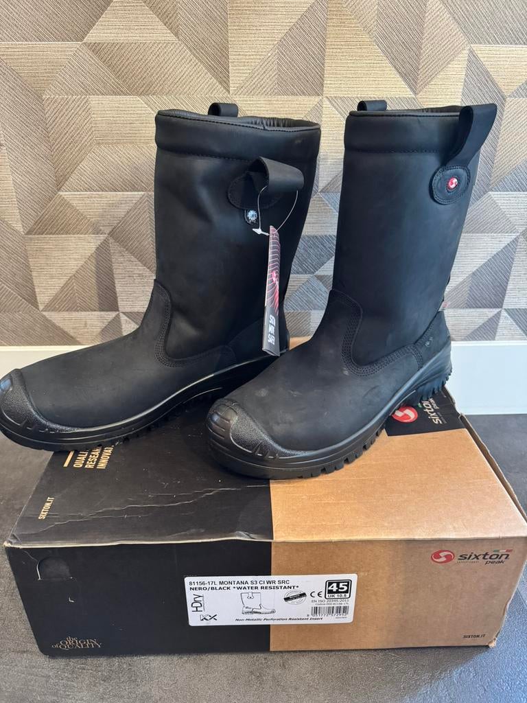 SIXTON GEVOERDE WERKLAARS “NIEUW”, Tuin en Terras, Werkkleding, Ophalen of Verzenden, Nieuw, Heren, Laarzen