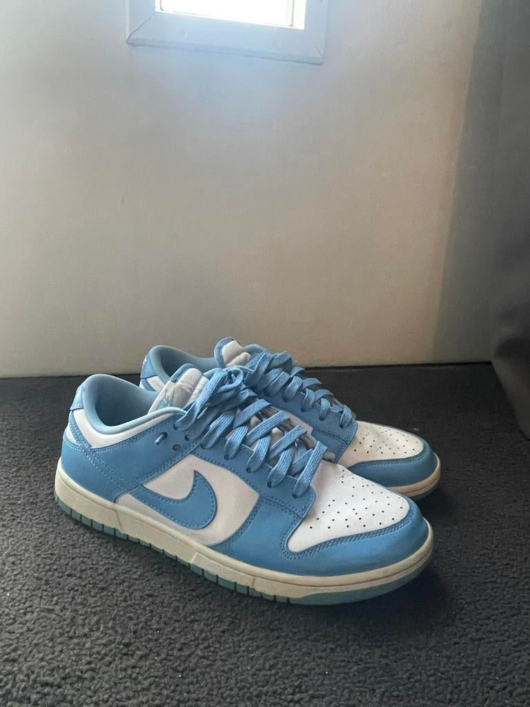 Nike dunks light blue/baby blue, Ophalen of Verzenden, Gedragen, Blauw