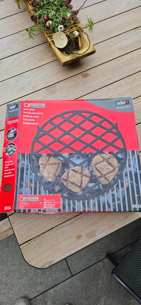 Weber Gourmet BBQ   System Sear Grate - Grillrooster, Ophalen, Nieuw, Weber