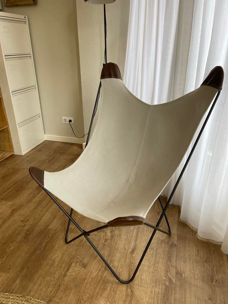 Vlinderstoel T.E.A.B., Huis en Inrichting, Stoelen, Ophalen, Gebruikt, Overige kleuren, Metaal