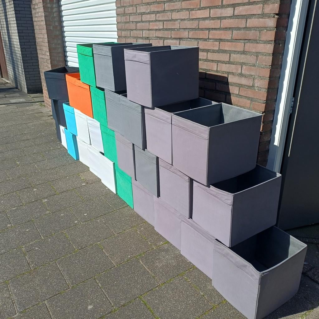 Ïkea drona manden voor kallax en expedit vakkenkast kast, Huis en Inrichting, Ophalen, Overige materialen, Gebruikt, Mand