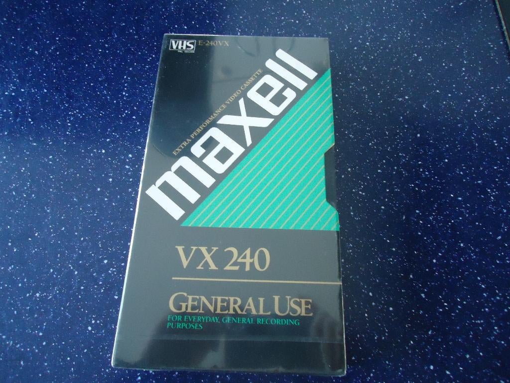 videoband maxell vx 240 nw v.h.s. band, Alle leeftijden, Ophalen of Verzenden, Nieuw in verpakking, Tv-serie of Tv-programma