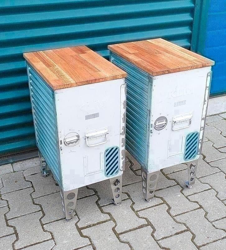 KLM Vliegtuig Galley Box Bijzettafel, sidetable, Ophalen of Verzenden, Zo goed als nieuw