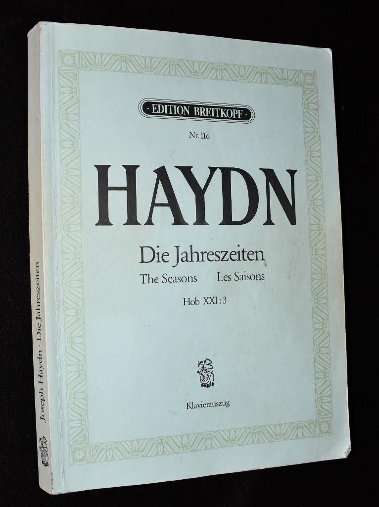 Haydn - Die Jahreszeiten - Oratorium - Fur Soli, Chor Und Or, Gebruikt, Klassiek, Ophalen of Verzenden, Artiest of Componist