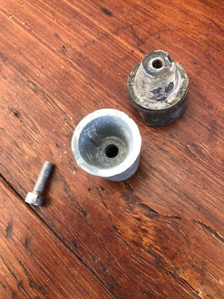 Dopmoer schroefas met anode, Ophalen of Verzenden, Zo goed als nieuw, Motor en Techniek