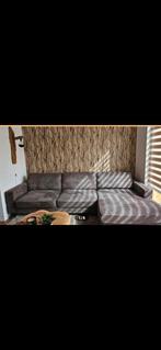 Mooie hoekbank met chaise longue, Ophalen, Zo goed als nieuw, Vierpersoons of meer, Stof