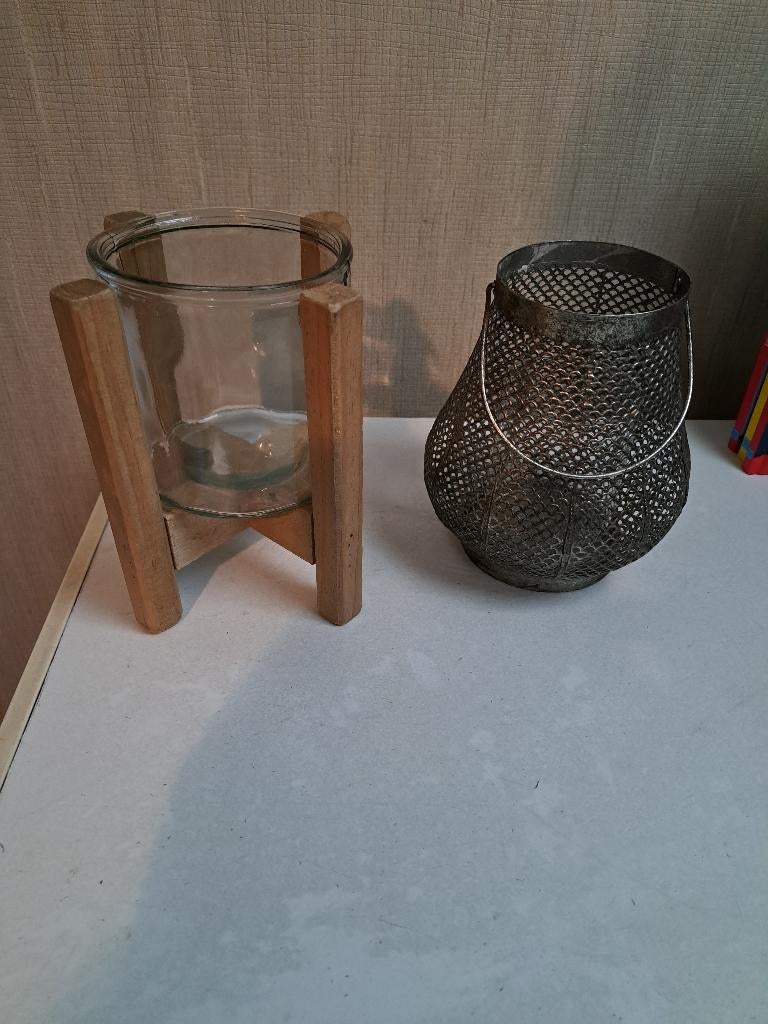 waxinelichtjes/ kaarshouders nieuw, Huis en Inrichting, Ophalen of Verzenden, Nieuw, Overige materialen, Minder dan 25 cm