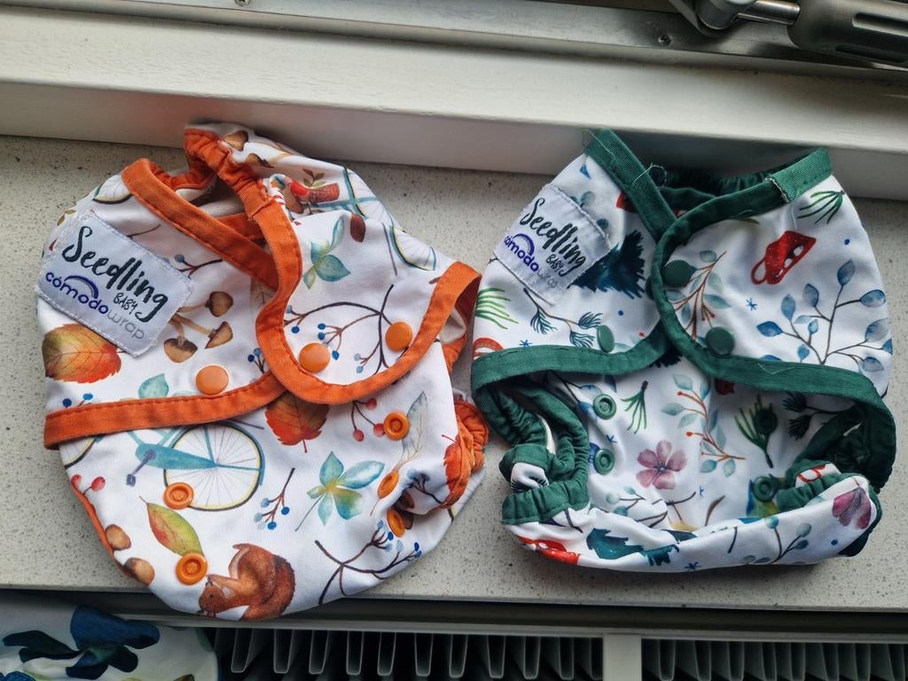Seedling one size overbroekjes wasbare luiers, Kinderen en Baby's, Babymode-accessoires, Gebruikt, Ophalen of Verzenden