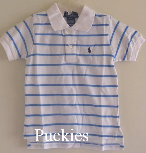 Maat 116 Ralph Lauren polo wit/blauw NIEUW (10136) a, Kinderen en Baby's, Kinderkleding | Maat 116, Nieuw, Jongen, Shirt of Longsleeve