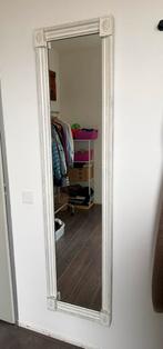 Antieke klassieke barok spiegel passpiegel 167x42 cm, Ophalen, Rechthoekig, Minder dan 50 cm, 150 tot 200 cm