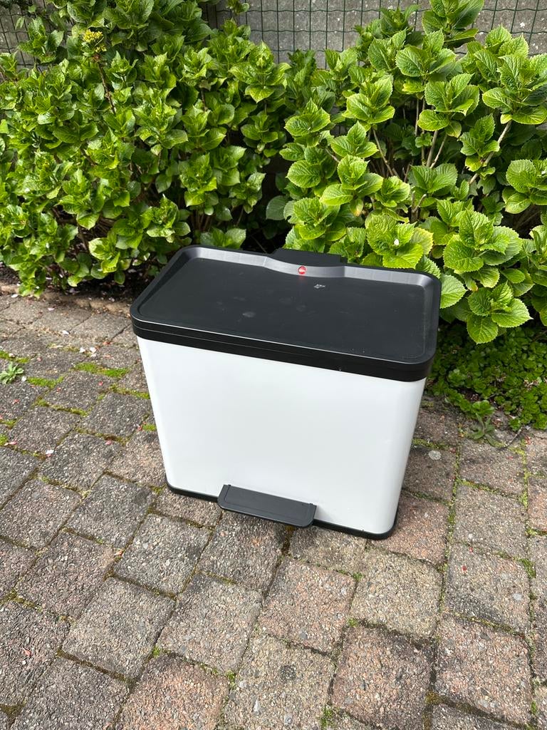 Hailo prullenbak, Ophalen, Kunststof, Gebruikt, 40 liter of meer