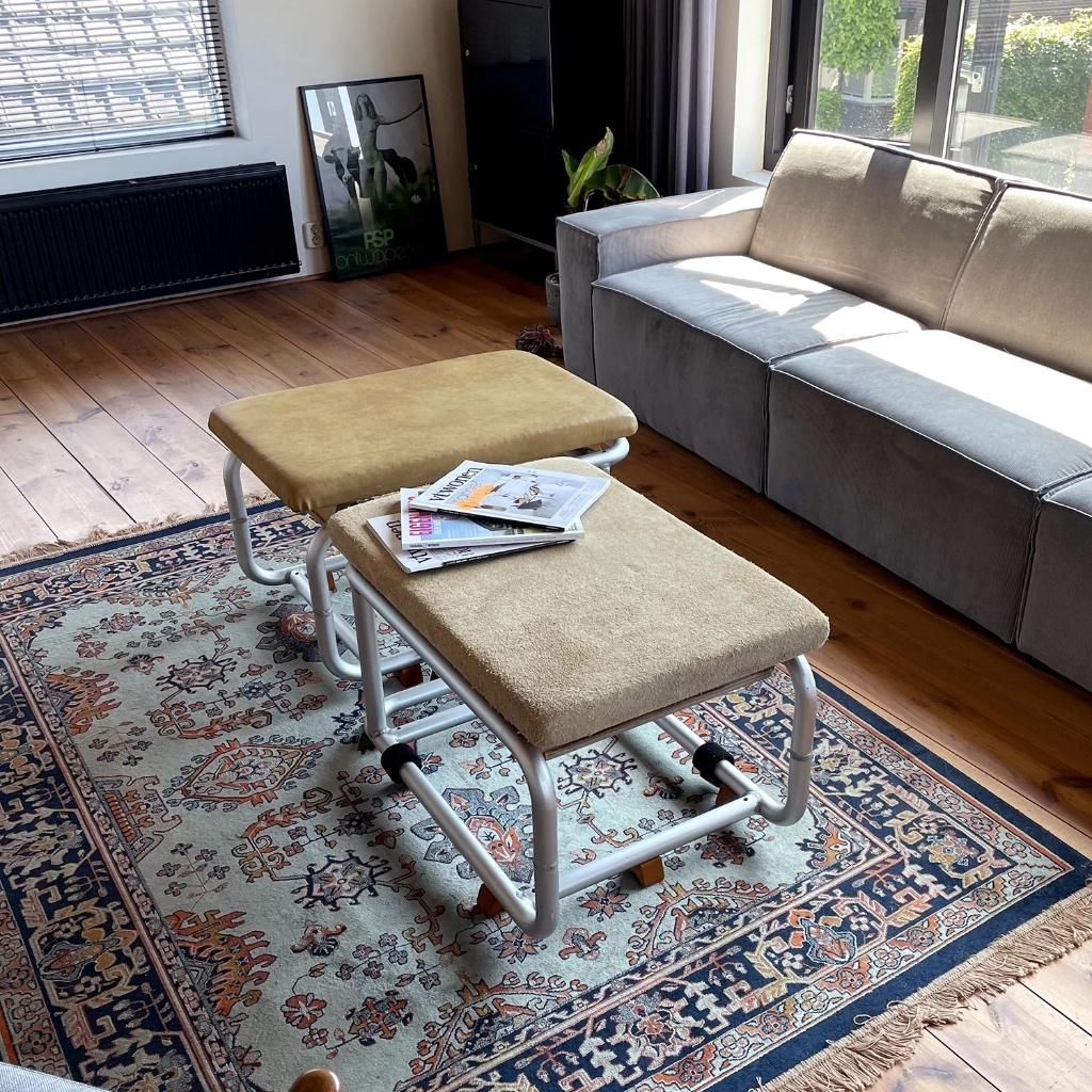 Gymtoestel tafeltje, Huis en Inrichting, Ophalen, Minder dan 50 cm, Gebruikt, Rond