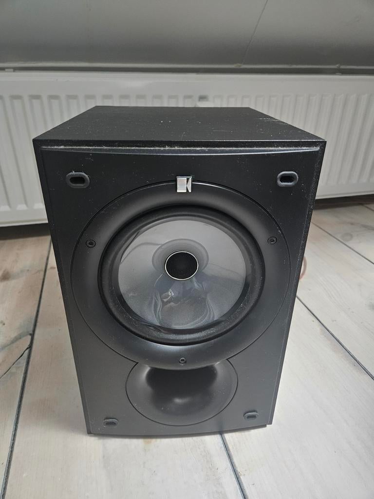 KEF Q15 set, Zo goed als nieuw, 120 watt of meer, Front, Rear of Stereo speakers, Ophalen
