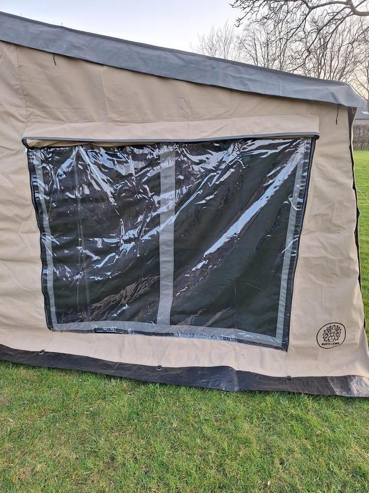 Buite Lewe 2 vouwwagen tenttrailer, Caravans en Kamperen, Vouwwagens, Overige merken, tot en met 4, Beige, Ophalen
