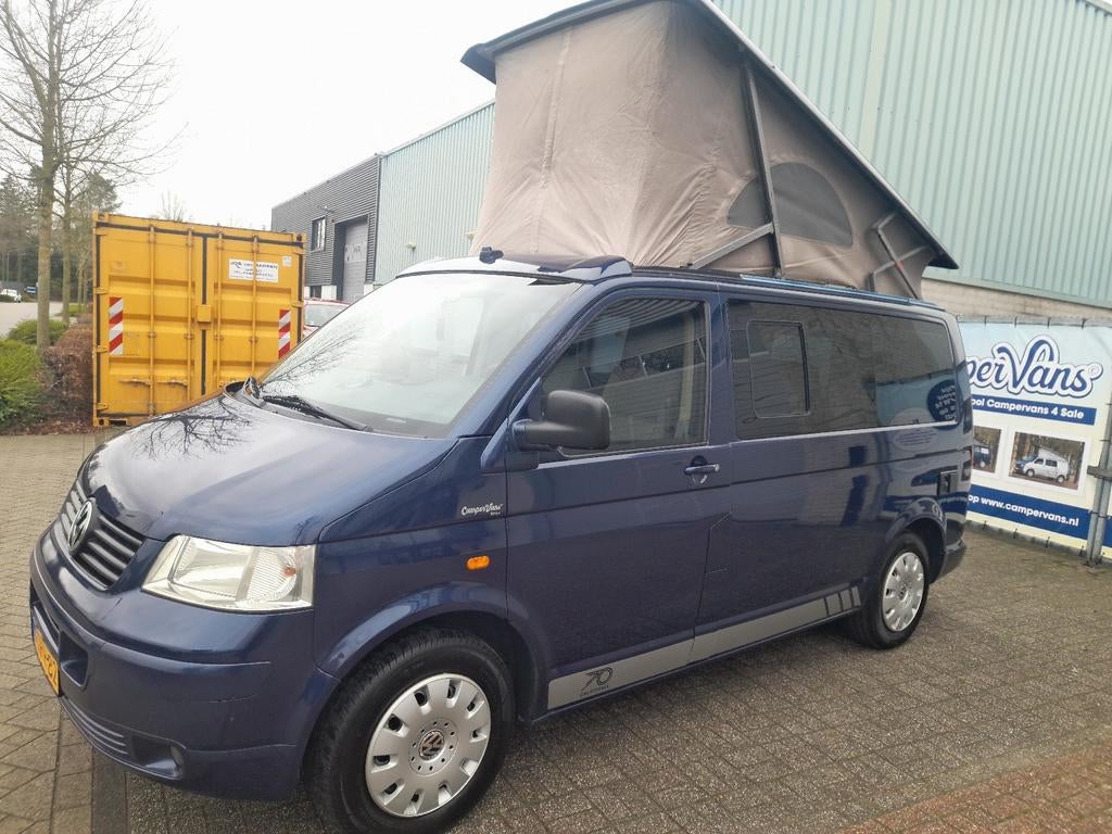 Camper Volkswagen t5 Multivan met california interieur, Buscamper of Camperbus, Volkswagen, Bedrijf, 4 tot 5 meter
