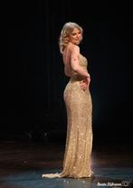 Gouden/geel Galajurk Pink Boom Paris - Maat S, Geel, Ophalen of Verzenden, Zo goed als nieuw, Maat 36 (S)