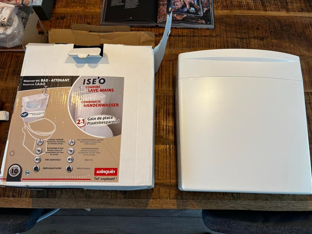 Wirquin iseo ise’o duoblok stortbak met fontein wasbak kraan, Ophalen of Verzenden, Nieuw, Kraan