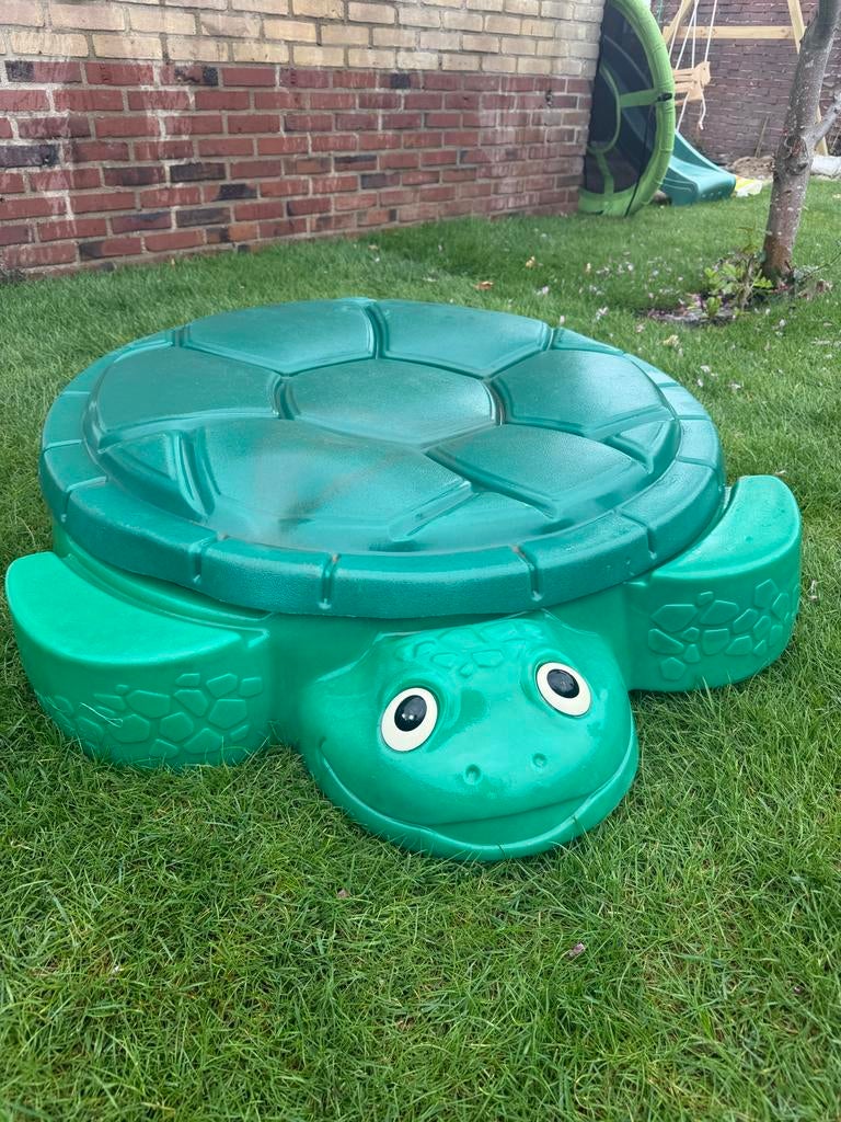 Little Tikes Schildpad Zandbak met Deksel, Kinderen en Baby's, Speelgoed | Buiten | Zandbakken, Ophalen, Zo goed als nieuw