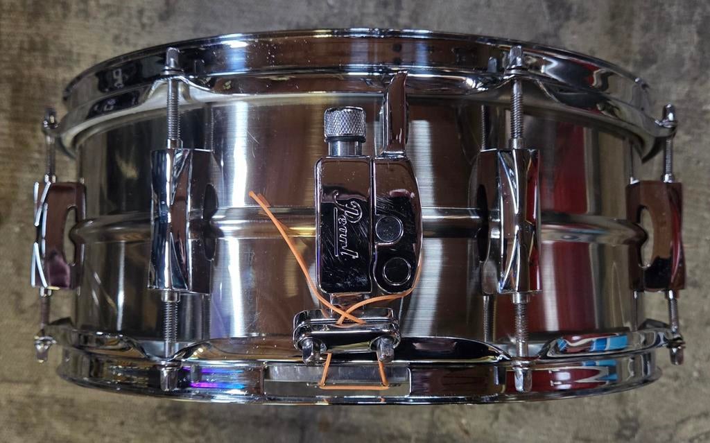 Pearl SensiTone 14x5.5" Steel Snare Drum - Zo goed als nieuw, Ophalen of Verzenden, Zo goed als nieuw, Drums of Percussie