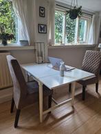 Ingatorp inklaptafel wit  €15, Huis en Inrichting, Tafels | Eettafels, Ophalen, Gebruikt, 100 tot 150 cm, Tot twee personen