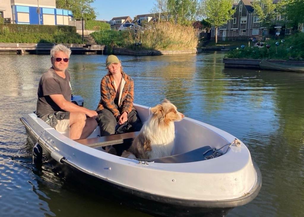 Polyester bootje met dekzeil, Watersport en Boten, Ophalen, Gebruikt